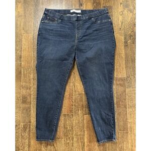 Levi's Signature Gold Jeans Size 22M (W36xL30) Totally Shaping Pull On Skinny